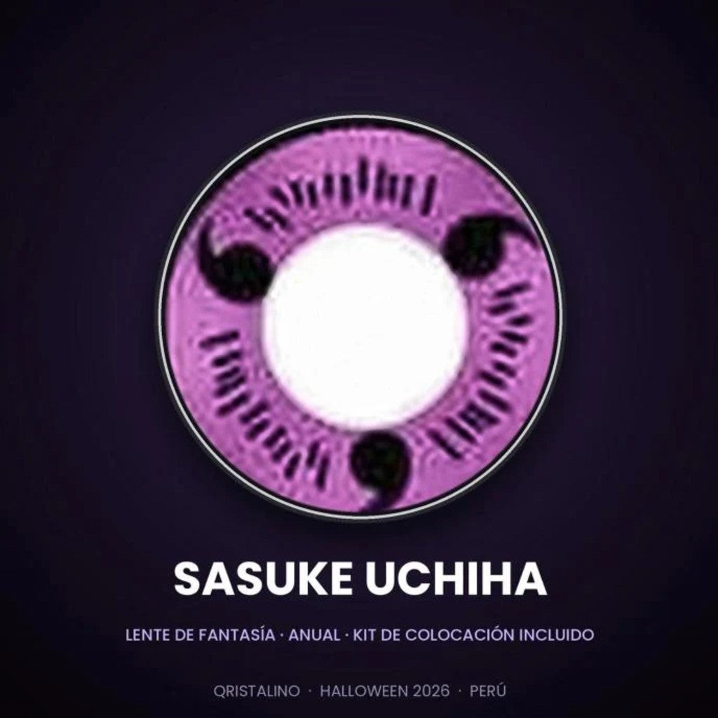 SASUKE UCHIHA — lente de contacto