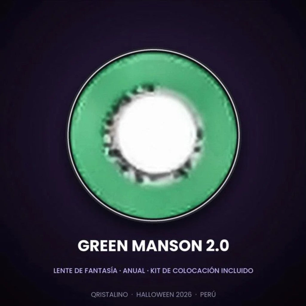 GREEN MANSON 2.0 — lente de contacto