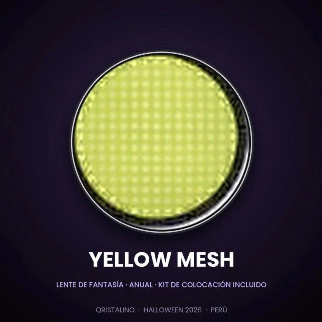 YELLOW MESH — lente de contacto